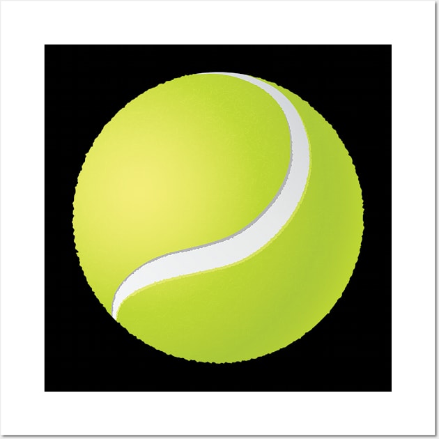 Tennis ball Wall Art by Mamon